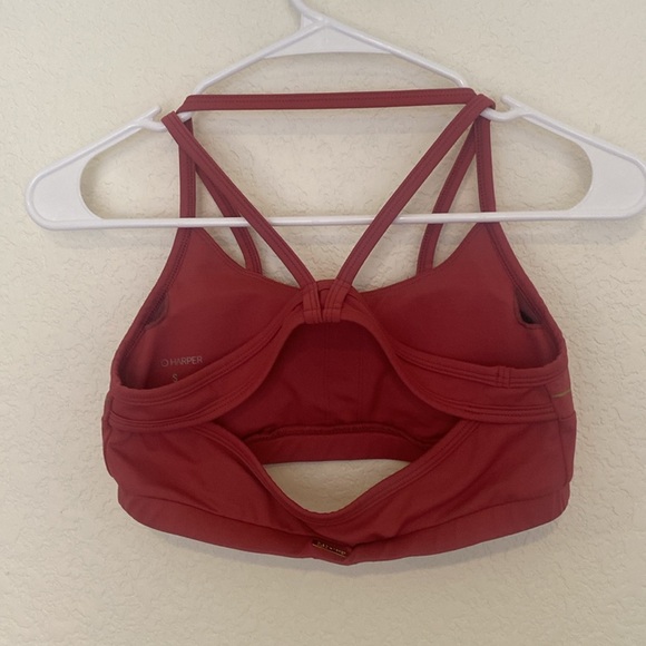 Cleo Harper Set of 3 sports bras Small blue, rose, black, gold - Picture 9 of 14